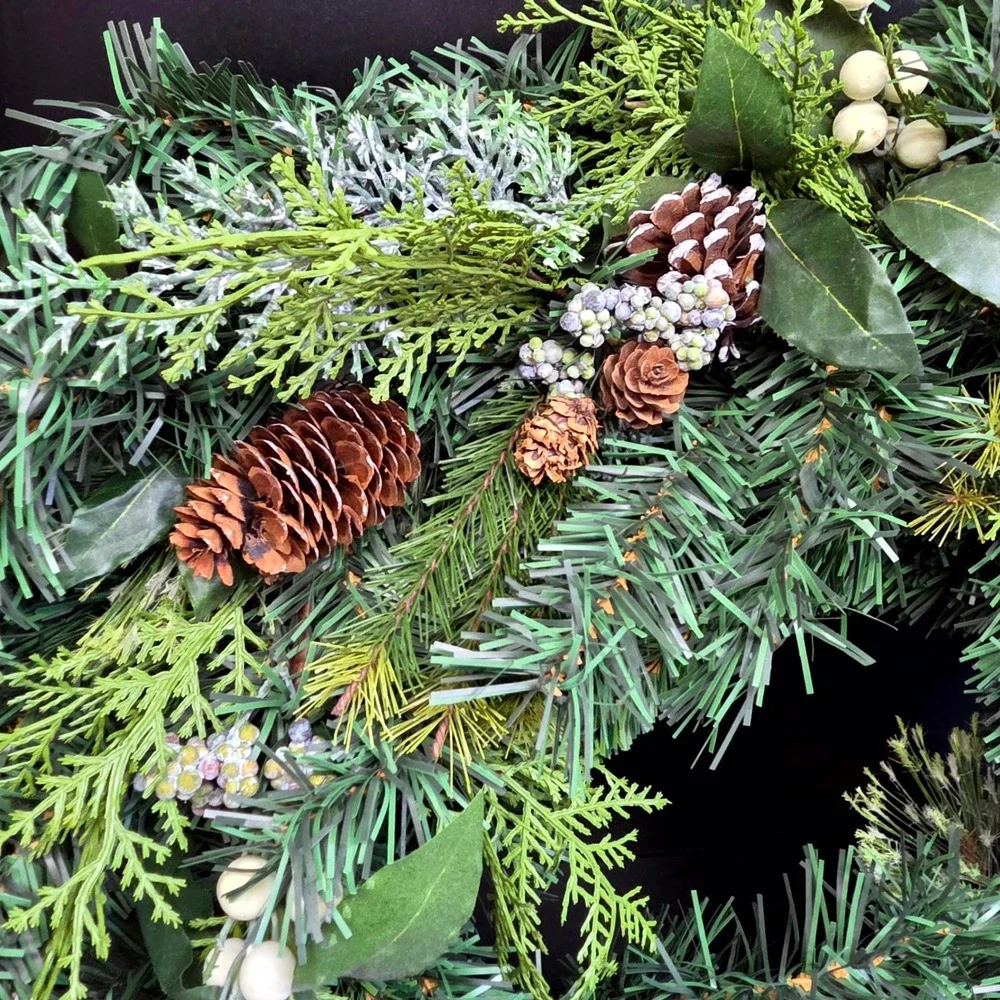 Rustic Christmas Wreath Unisex 20